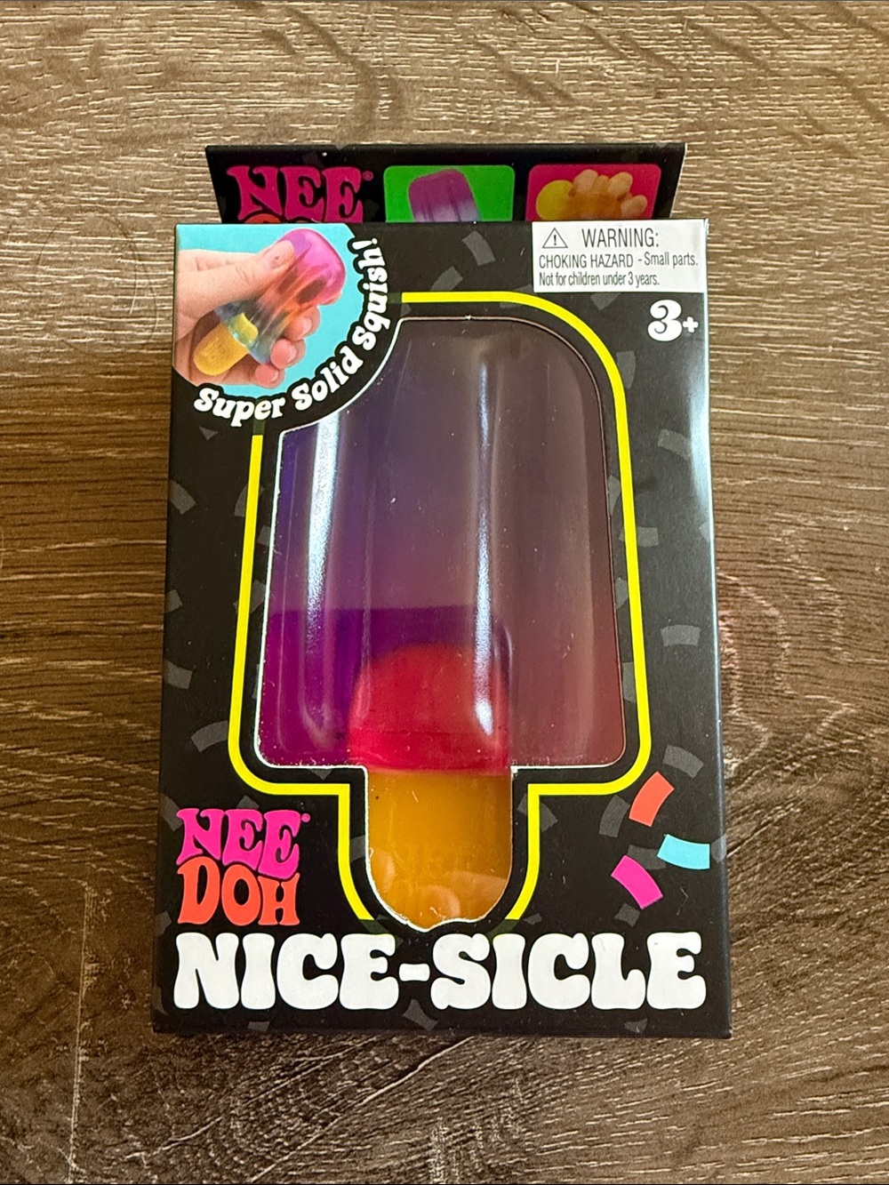 Needoh Nice-Sicle Kids Toy - Purple, Pink & Orange